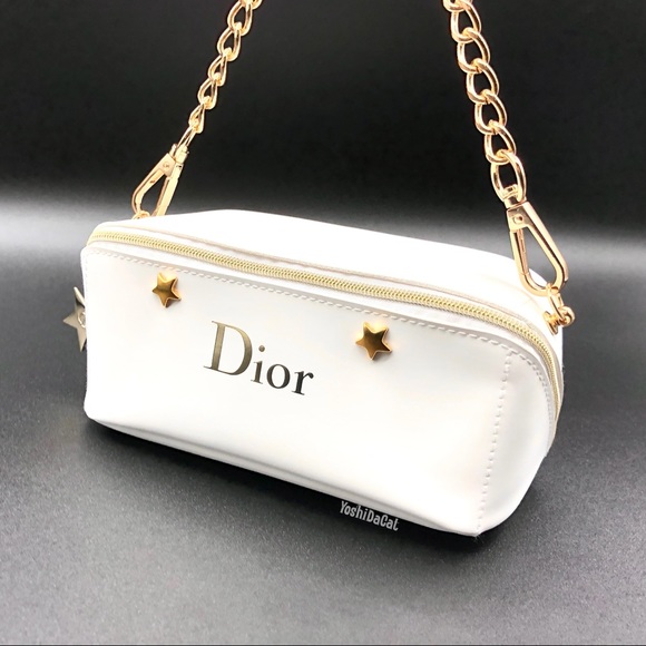 🆕 Dior Beauty Cosmetic Case to Crossbody Bag Purse, New Handbag - Picture 5 of 10